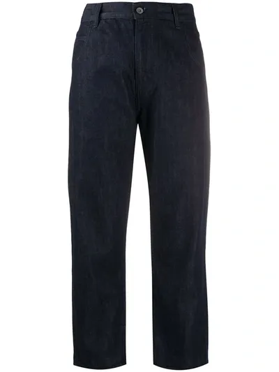 Ymc You Must Create Loose Fit Straight Leg Jeans In Blue