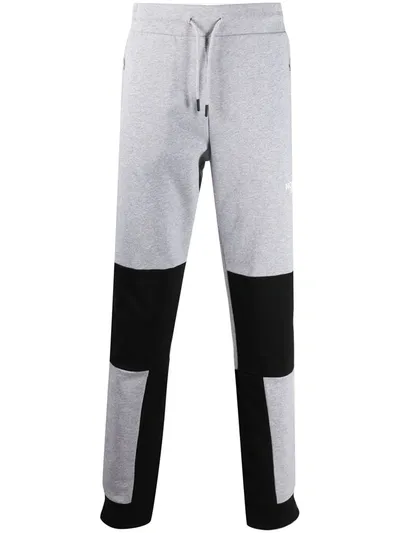 The North Face Colour-block Track Pants In Grey