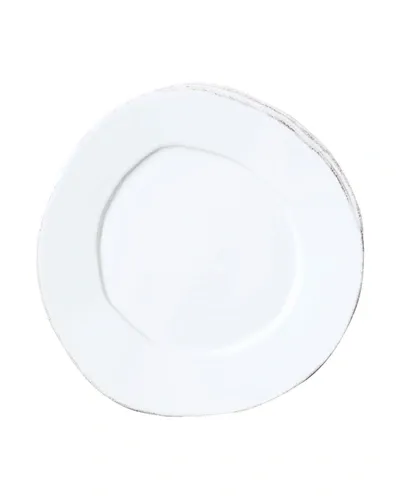 Vietri Lastra Collection Salad Plate In Linen