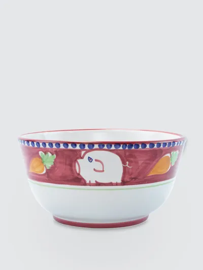 Vietri Campagna Deep Serving Bowl In Red