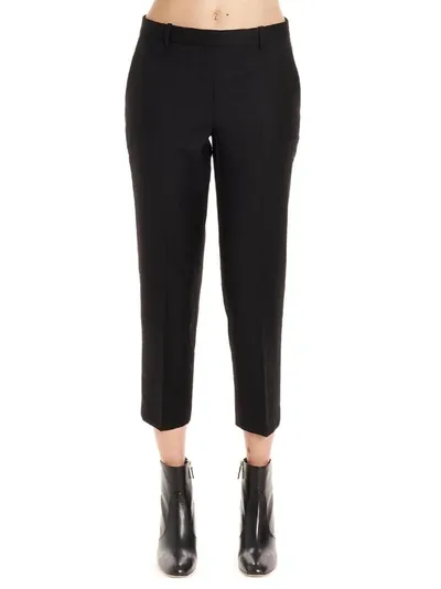 Theory Women's Stretch Velvet Tailored Trouser In Black