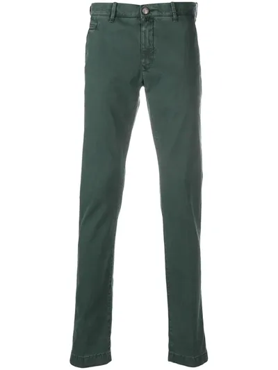 Jacob Cohen Bobby Chinos In Green