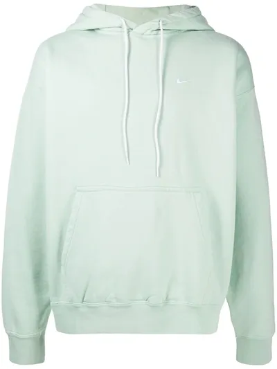 Nike Logo-printed Hoodie In Green