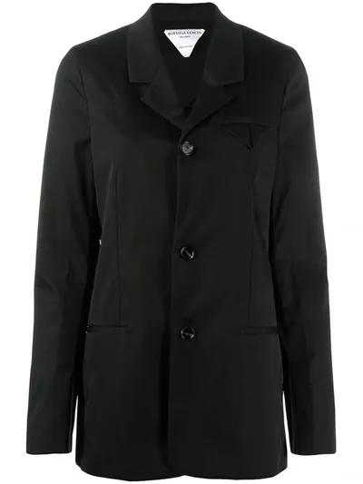 Bottega Veneta Single-breasted Blazer In Black