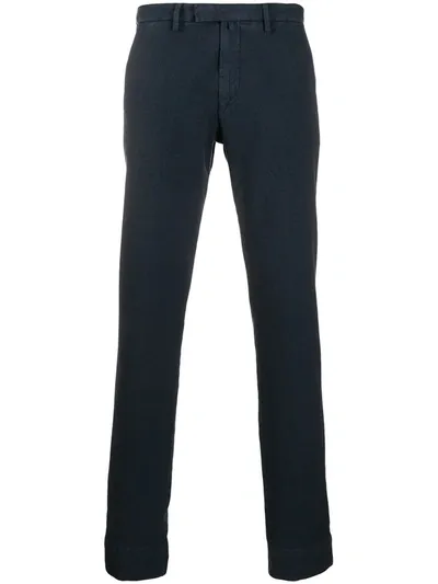 Briglia 1949 Straight Tailored Trousers In Blue