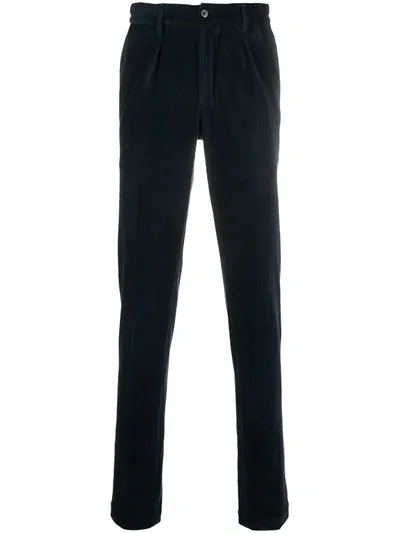 Pt01 Corduroy Slim-fit Trousers In Blue