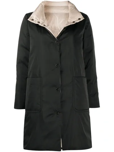 Seventy Reversible Padded Coat In Black