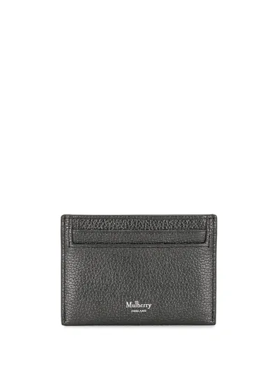 Mulberry Logo Cardholder Wallet In Black