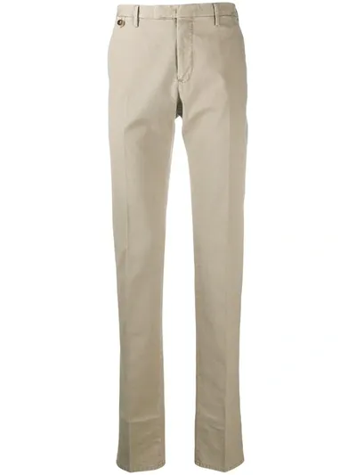 Pt01 Slim-fit Chinos In Neutrals