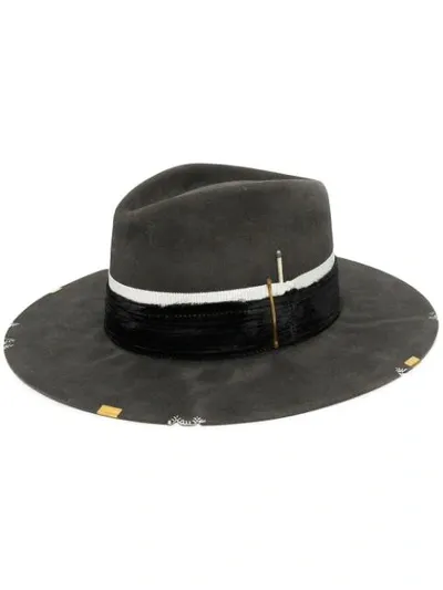 Nick Fouquet Rochas Fedora Hat In Grey