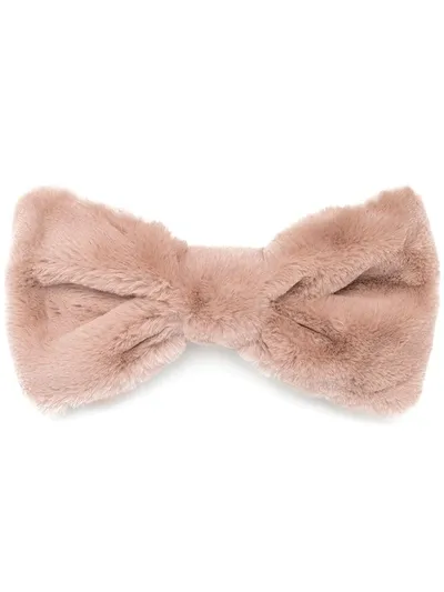 Red Valentino Red(v) Bow-shaped Headband In Pink