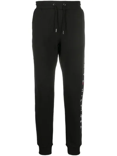 Tommy Hilfiger Logo Jogging Trousers In Black