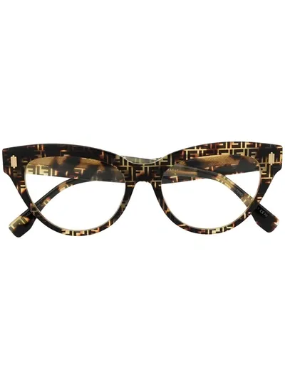 Fendi 'f Is ' Brille In Brown