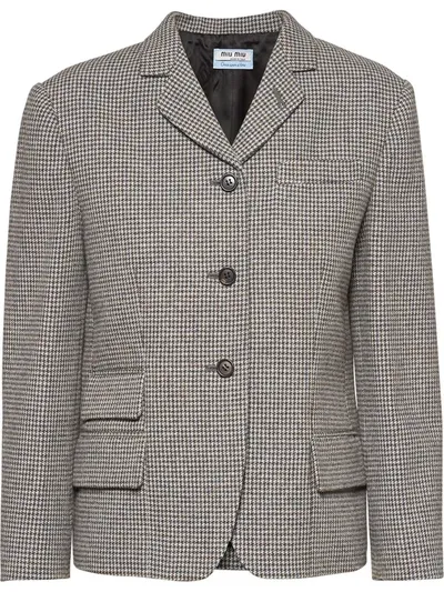 Miu Miu Once Upon A Time Jacket In Grey