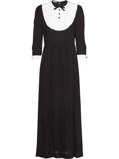 Miu Miu Once Upon A Time Sablé Dress In Black