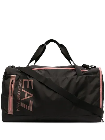 Ea7 35l Smalltrain Core Gym Bag In Black