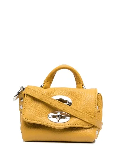 Zanellato Micro Postina Crossbody Bag In Yellow