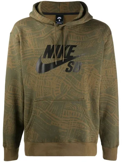 Nike Sb Skate Hoodie In Green