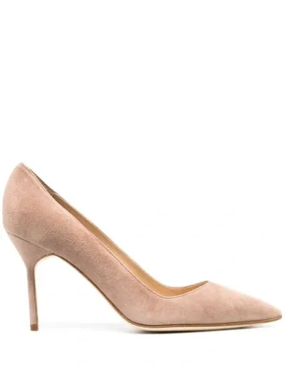 Manolo Blahnik Bb 90mm Pumps In Neutrals