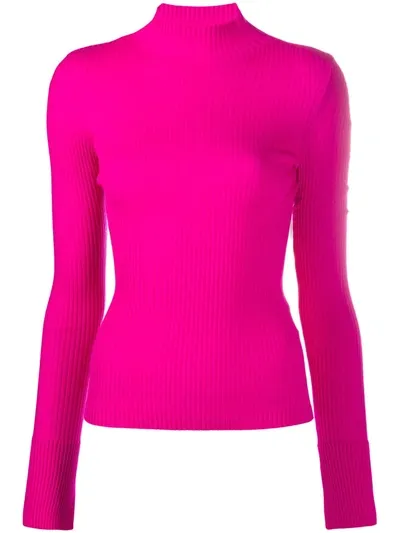 Mrz Round Neck Jumper In Pink