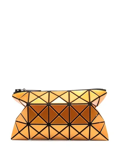 Bao Bao Issey Miyake Prism Zipped Pouch In Yellow