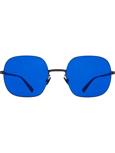 Mykita Momo Tinted Sunglasses In Blue