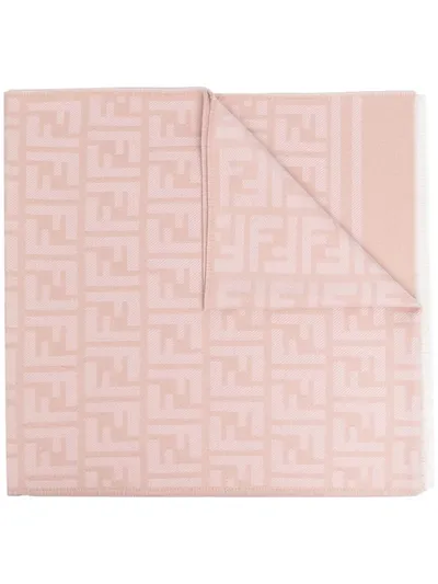 Fendi Monogram Scarf In Pink