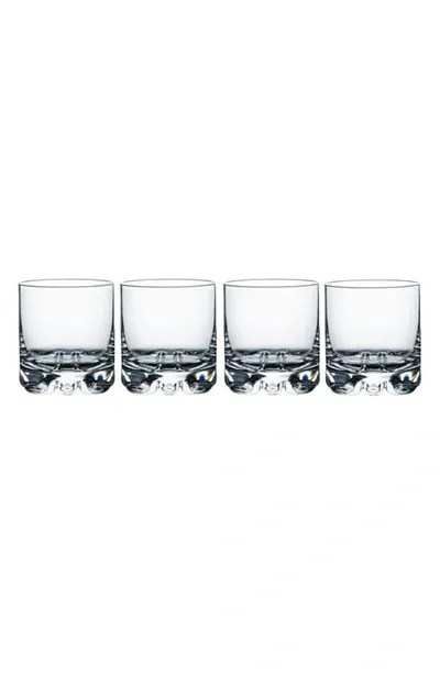 Orrefors Erik Set Of 4 Old Fashioned Glasses In Clear