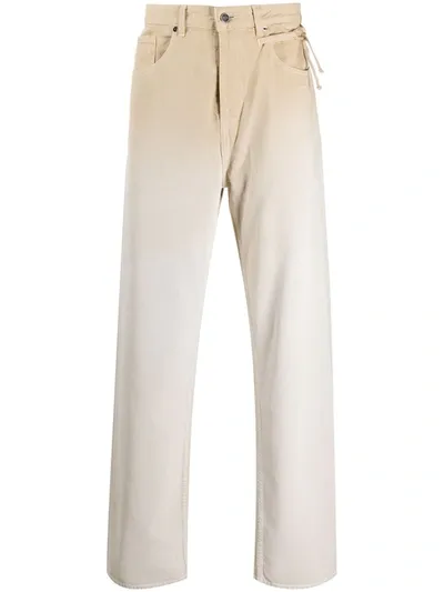 Jacquemus Le Jean Gradient Jeans In Neutrals