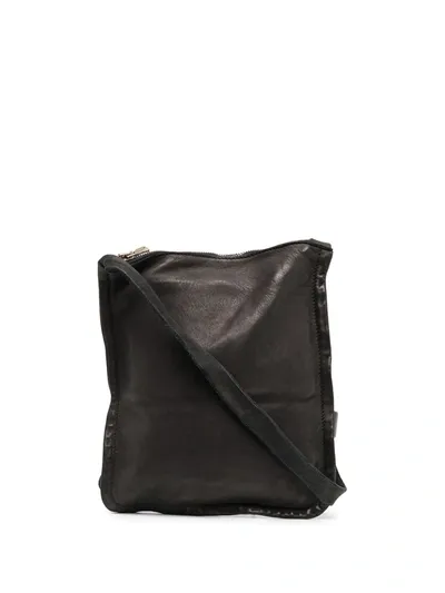 Guidi Small Crossbody Bag In Black