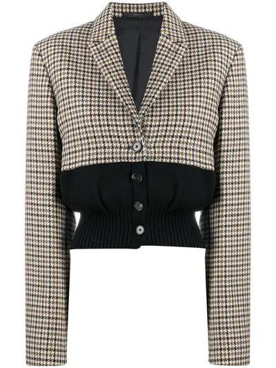 Paul Smith Two-tone Blazer Cardigan In Neutrals