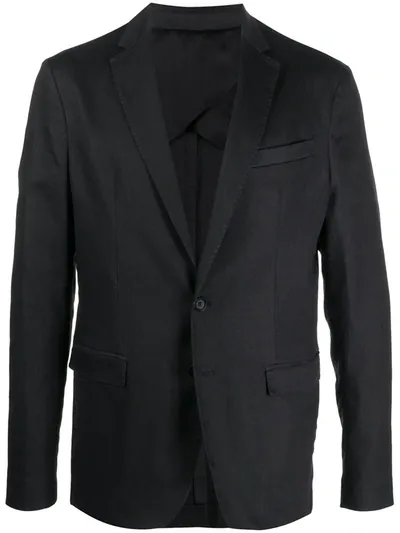 Diesel Single-breasted Blazer In Black