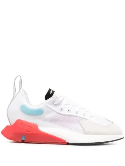 Y-3 Orisan Mesh Low-top Sneakers In White