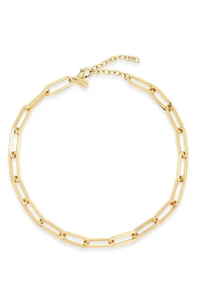 Melinda Maria Carrie Chain Link Necklace In Gold