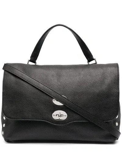 Zanellato Grosse 'postina' Handtasche In Black