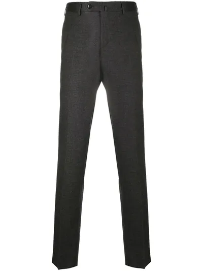 Pt01 Slim Tailored Trousers In Grey