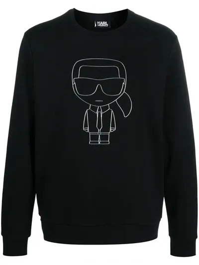 Karl Lagerfeld Karl Motif Sweatshirt In Black