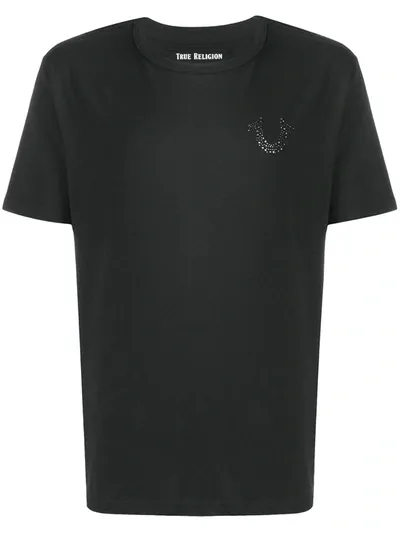 True Religion Stud-embellished T-shirt In Black