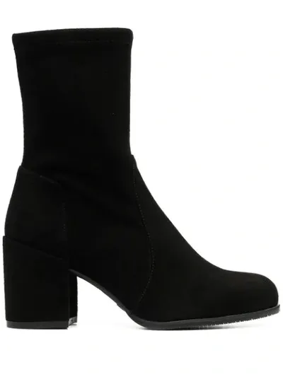 Stuart Weitzman Tieland Mid-calf Boots In Black