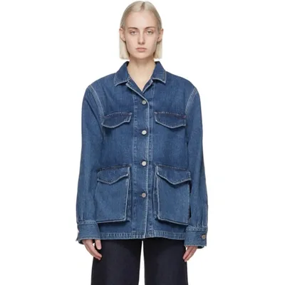 Totême Cargo Pocket Denim Jacket