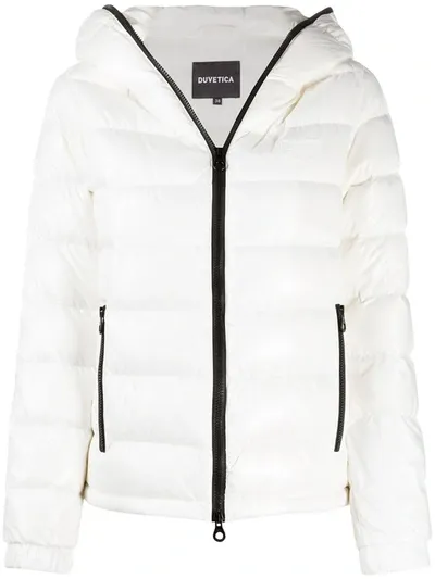 Duvetica Zip-front Puffer Jacket In White