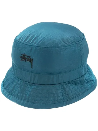 Stussy Reversible Bucket Hat In Green