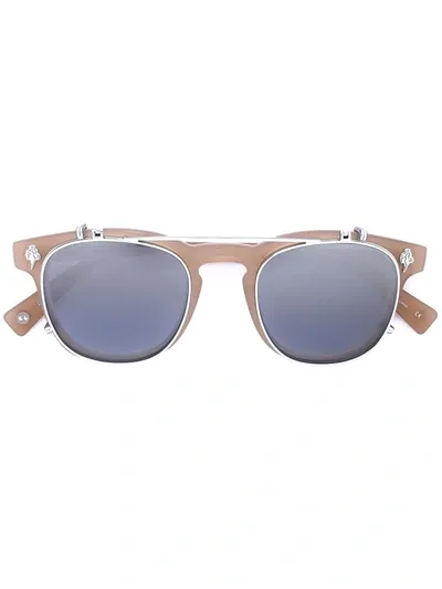 Garrett Leight Alpha Sunglasses In Neutrals