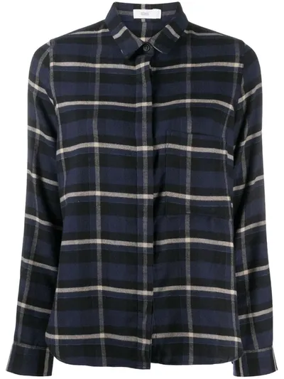 Closed Flannel Check Shirt In Blue