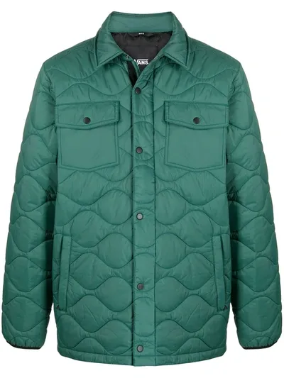 Vans Padded Jacket In Green