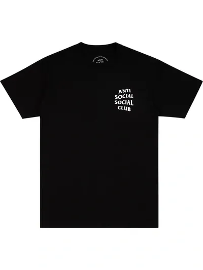 Anti Social Social Club Riceroni Short-sleeve T-shirt In Black