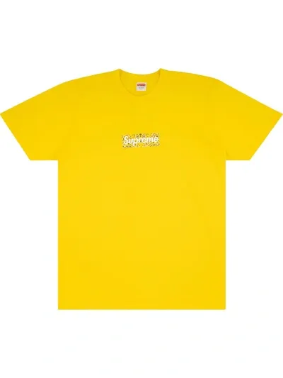 Supreme Bandana Box Logo T-shirt In Yellow