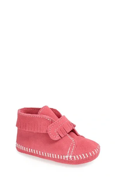 Minnetonka Bootie In Pink