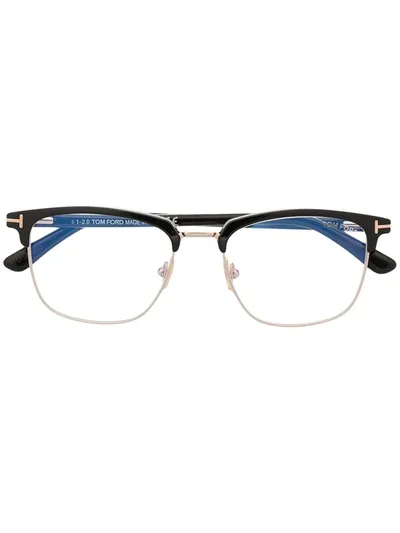 Tom Ford Square-frame Glasses In Black