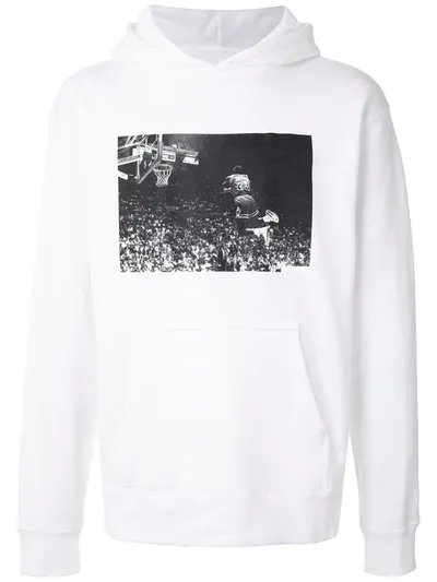 Nike 'air Jordan' Kapuzenpullover In White